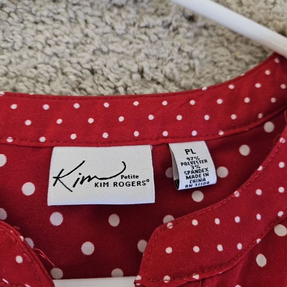 Kim Roger's petite large shirt bundle button down Lot - Picture 4 of 7